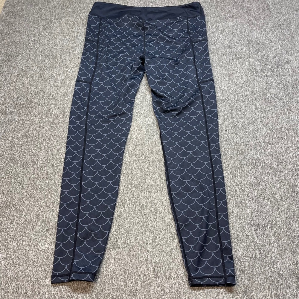 Constantly Varied Gear Mermaid Scale Leggings X-Large Black Athletic Yoga Pants